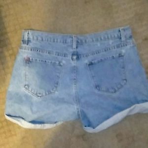 Light blue jean shorts size 10
